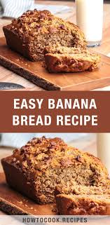 Easy Banana Bread Recipe The Best Recipe Howtocook Recipes Recipe In 2020 Easy Banana Bread Recipe Banana Bread Recipes Easy Banana Bread