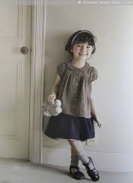 From A Japanese Pattern Book Little Girls Clothes To Sew Blouse With Peter Pan Collar So Demure And Pretty Little Girl Fashion Kids Fashion Girl Outfits