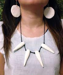 Princess Mononoke San Necklace Earrings Set By Merchantheroes Princess Mononoke Nerdy Jewelry Necklace Earring Set