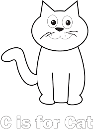 Download printable c is for cat coloring page. Cat Crafts Preschool C Is For Cat Cat Coloring Page