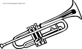 Trumpets are one of the earliest instruments. Music Color Page Coloring Pages For Kids Miscellaneous Coloring Pages Printable Coloring Pages Color Pages Kids Coloring Pages Coloring Sheet Coloring Page Coloring Book Kid Color Page Pirates Clowns Cowboys Misc
