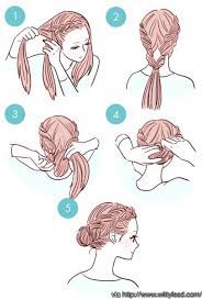 3 Minutes Or Less Quick Hair Style 5 Two Braids And A Bun Medium Length Hair Styles Long Hair Styles Curly Hair Styles