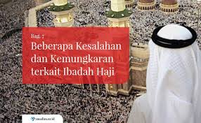 Adapun membuat acara ritual atau do'a khusus untuk mendo'akan jama'ah haji atau orang yang hendak pergi haji dengan berjama'ah atau dikomandoi, maka seperti itu tidak. Beberapa Kesalahan Dan Kemungkaran Terkait Ibadah Haji Bag 7