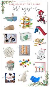 2018 Holiday Gift Guide Kids Ages 0 2 Lynzy Co Holiday Gift Guide Kids Holiday Gift Guide Christmas Gifts For Girlfriend