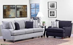 It is a set of 2 chairs with a comfortable stuffing. Light Grey Fabric Modern Sofa Accent Chair Set W Options