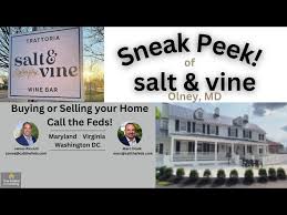 Sneak Peek of Salt & Vine Restaurant in Olney, MD