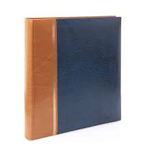 Get the best deals on leather photo albums. Kenro Classic Navy Blue Faux Leather Photo Album Traditional Design In Two Tone With Gold Strip 100 Pages 29x32cm For A Range Of Photograph Sizes Non Adhesive Grace Series Kd103ue Buy Online In