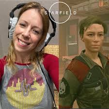 IT'S LAUNCH DAY! And I can fiiiinally say I am a part of the AMAZING new  game @starfieldgame by @bethesdagamestudios !!!! Congratulations to  everyone who worked