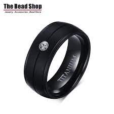 Shop men's titanium rings and stainless steel rings online at yoyoon.com, you can personalize it with an custom engraving. Ready Stock 100 Authentic Cz Black Titanium Ring Shopee Malaysia