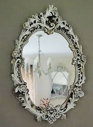 How To Get A Modern Office Room Design With Images Oval Mirror Mirror Vintage Mirrors