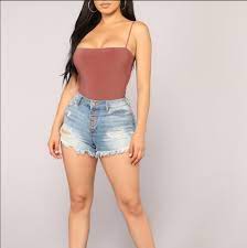 Fashion Nova Tops Nwt Fashion Nova Dont Be So Square Bodysuit Poshmark