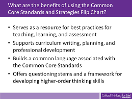 Common Core Standards And Strategies Flip Chart Ppt Video