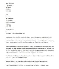 Why include a notice period in your resignation letter. 24 Free Notice Period Letter Templates Pdf Doc Free Premium Templates