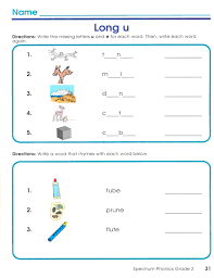 Spectrum Phonics Word Study Grade 2 2014 Update 9781483811833 Christianbook Com