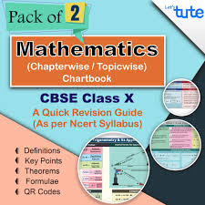 Pack Of 2 Letstute Cbse Maths Chart Book Class 10 Topicwise
