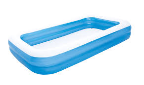 Bestway Rectangular Inflatable Family Pool - 120 inch, Blue- Buy Online in  Guernsey at guernsey.desertcart.com. ProductId : 54451907.
