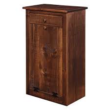 Best Trash Can Cabinets Tilt Out Wood Freestanding Hidden