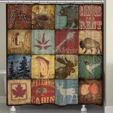 Check spelling or type a new query. Cabin Lifestyle Shower Curtain