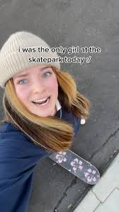 Girl at The Skate Park