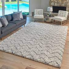 Buy products such as nuloom aisha buffalo plaid area rug at walmart and save. Lenox Super Lush Shag Area Rug Anzio Cream Gray Costco