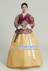 Korean Traditional Clothes Hanbok Joseon Dynasty Royal Clothing ...