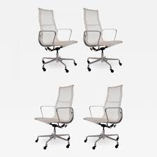 Eames demetrios scale is the new geography dvd how we make the eames lounge chair dvd a gathering of elephants dvd view all; Charles Eames Set Of Four Charles Eames For Herman Miller White Conference Room Office Chairs