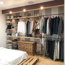 30 Beautiful Open Storage Room Suggestions For Innovative House Diy Apartment Decor Bedroom Closet Design Closet Design