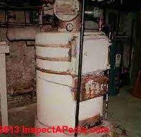Asbestos components may take the form of seals, gaskets, insulation panels and rope within old appliances, especially aged boilers. Locations Of Asbestos Amiante Str Ltd Asbestos Management Services