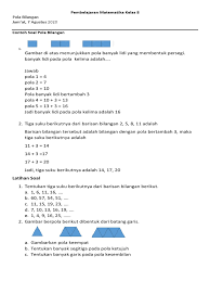 Maybe you would like to learn more about one of these? Soal Penilaian Harian Pola Bilangan Kelas 8 Pdf Soalkunci