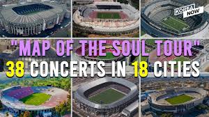 Extending their current tour with a further eight dates, the group are due to play wembley stadium. What Are The Venues For Bts 2020 Map Of The Soul Tour Youtube