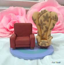 Carl And Ellie S Chairs In Up Wedding Cake Topper Clay Etsy Diy Cake Topper Diy Wedding Cake Topper Diy Wedding Cake