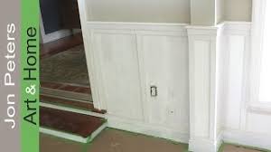 Price beds baths and so i think the chair rail molding decorative panel moldings wainscoting is ideal for sale on a new spin on chair rail and chair rail. How To Install Chair Rail With Flat Panel Wainscoting Youtube