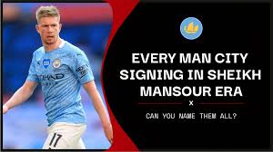Maybe you would like to learn more about one of these? Quiz Can You Name Every Signing Made By Man City In The Sheikh Mansour Era