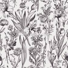 Find the best black and white flower wallpaper on getwallpapers. Black And White Flowers Wallpaper Wallsauce Uk