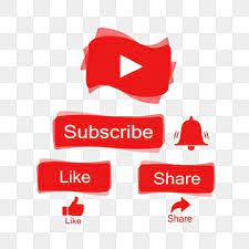 Youtube Logo With Subscribe Button Share And Notification Subscribe Like Share Png And Vector With Transparent Background For Free Download Youtube Logo Youtube Banner Design Youtube Banner Template