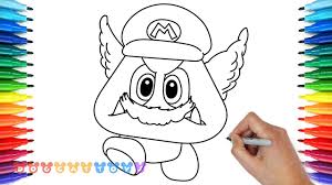 From skeleton mario to patriotic mario and cowboy mario weve got a growing selection of awesome coloring pages from super mario odyssey. How To Draw Super Mario Odyssey Goomba 6 Drawing Cute766