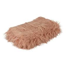 Faux fur is way more inexpensive than real fur, cheap and 100% animal friendly. Sainsbury S Home Dutch Glam Mongolian Faux Fur Throw Pink Sainsbury S