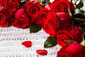 Aesthetic flower wallpapers for free download. Hearts Valentines Day Red Roses Nature For You Roses Music Rose With Love Flowers Wallpapers Hd Desktop And Mobile Backgrounds