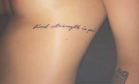 Pin By Nadja On Piercings Tats Strength Tattoo Rib Tattoo Rib Tattoos For Women