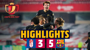April 25th, 2021, 6:30 pm. Late Comeback Drama Highlights Granada 3 5 Barca Youtube