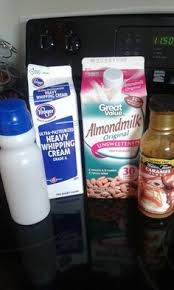 Zero Carb Coffee Creamer 1c Heavy Whipping Cream 1c Unsweetened Almond Milk 2 3 T Walden Farms Low Carb Coffee Creamer Keto Coffee Creamer Low Carb Drinks