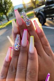 Stiletto nails pink white and black zebra. 2020 Trendy Gel Coffin Nails Design This Summer Elegant And Beautiful Cozy Living To A Beautiful Lifestyle