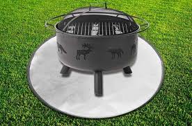 10 Best Fire Pit Mats Bbq Grill Mats For Deck Patio Reviews In 2020 In 2020 Fire Pit Mat Cool Fire Pits Fire Pit