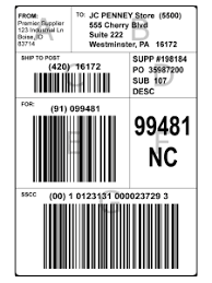Each zone normally contains either text or barcode information. Gs1 128 Shipping Labels Free Information From Bar Code Graphics