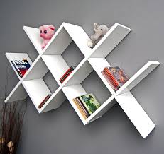 Finie la règle des indétrônables tableaux qui décorent le mur. Etagere Murale Retro Blanc Amazon Fr Cuisine Maison Floating Shelves Wall Shelves Design Floating Shelves Diy