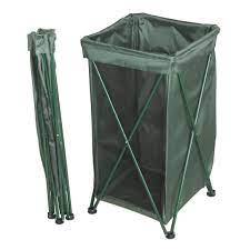 Lawn Leaf Trash Bag Holder Stand With Bag Easy Backyard Gardening In 2021 Recycling Bins Trash Bag Bag Stand