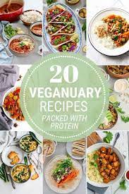 Thinking Of Eating Plant Based This January Here Are 20 Protein Packed Veganuary Recipes To Get Yo Recipes Tasty Vegetarian Recipes Vegetarian Recipes Healthy