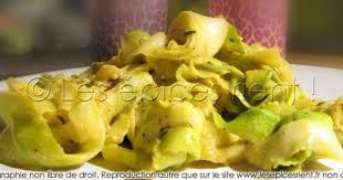 Tagliatelles De Courgettes Au Curry Coco Tagliatelles Courgette Curry Curry Coco