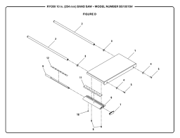 Use our part lists, interactive diagrams, accessories and expert repair advice to make your repairs easy. Ryobi Bs1001sv 10 Band Saw Parts And Accessories Partswarehouse