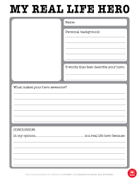 Engaging kids in classroom activities that involve reading books will also develop lateral thinking in them. My Real Life Superhero Biography Worksheets Printables Scholastic Parents